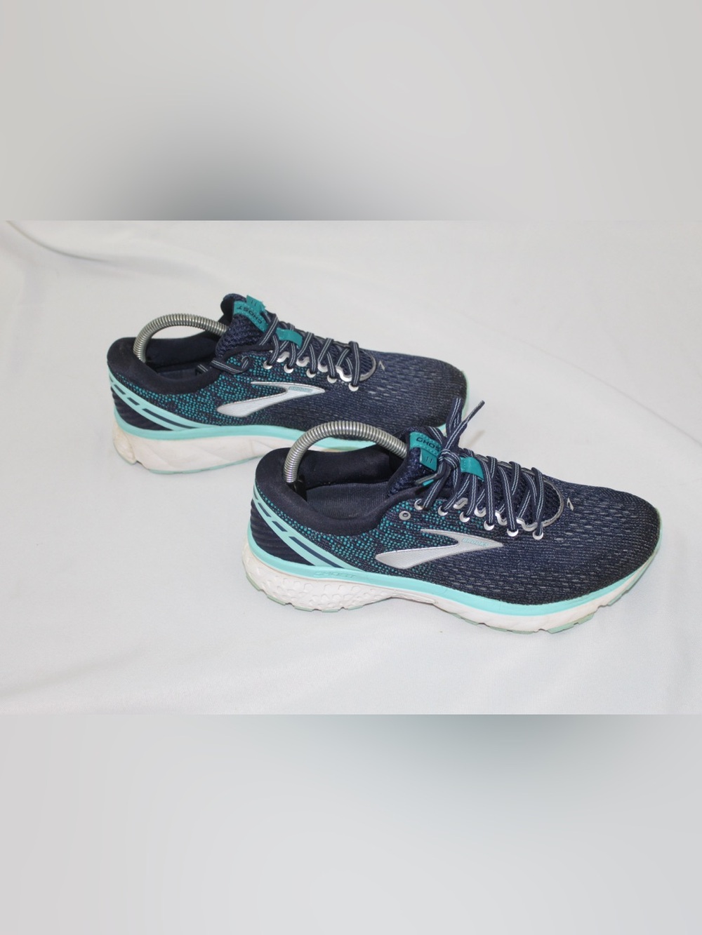 Brooks Ghost 11 Navy Grey Blue Floor Model Women Size 9 Euro 40.5 UK 7 In Box